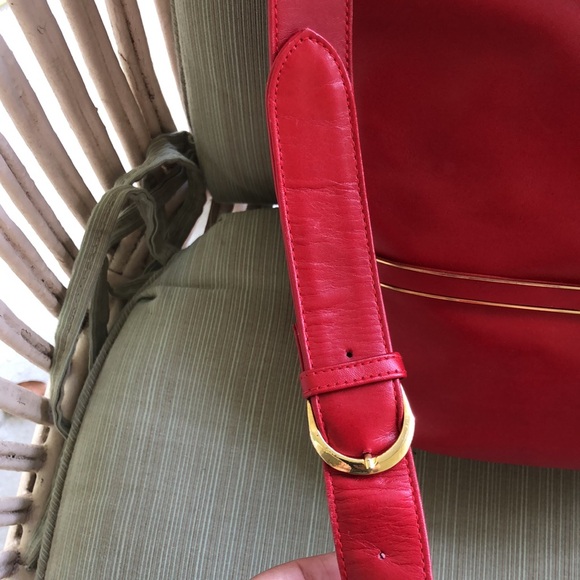 SUSAN GAIL Genuine Leather BELLIDO Vintage Shoulder Bag - Made in Spain - Picture 4 of 14